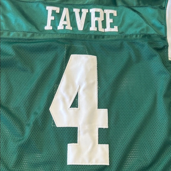 Reebok Authentic Brett Favre Size 50 New York Jets Jersey Football Game Day - Picture 10 of 16